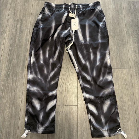275$ Nike x Fear of God All Over Print Pants 'Black/Sail' BV8737-010 XL New